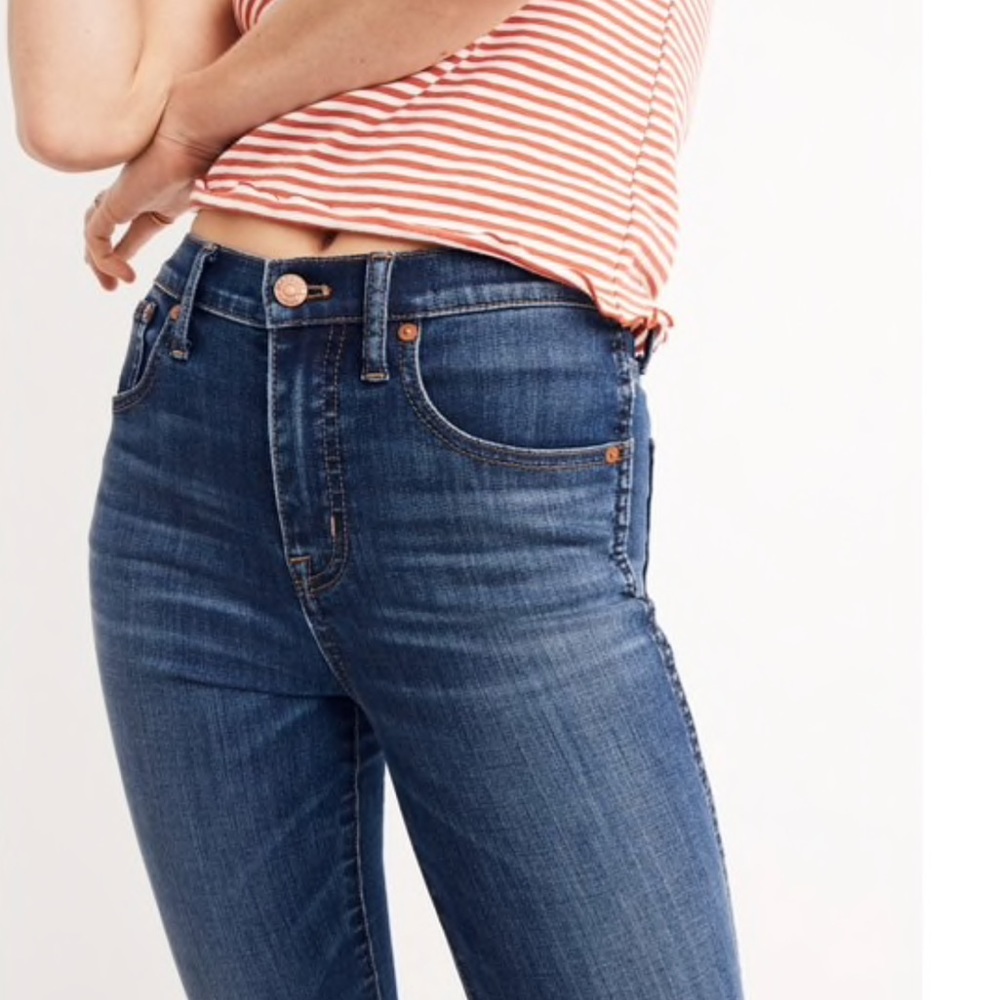 10 in High Rise Madewell Jeans (Danny Wash)